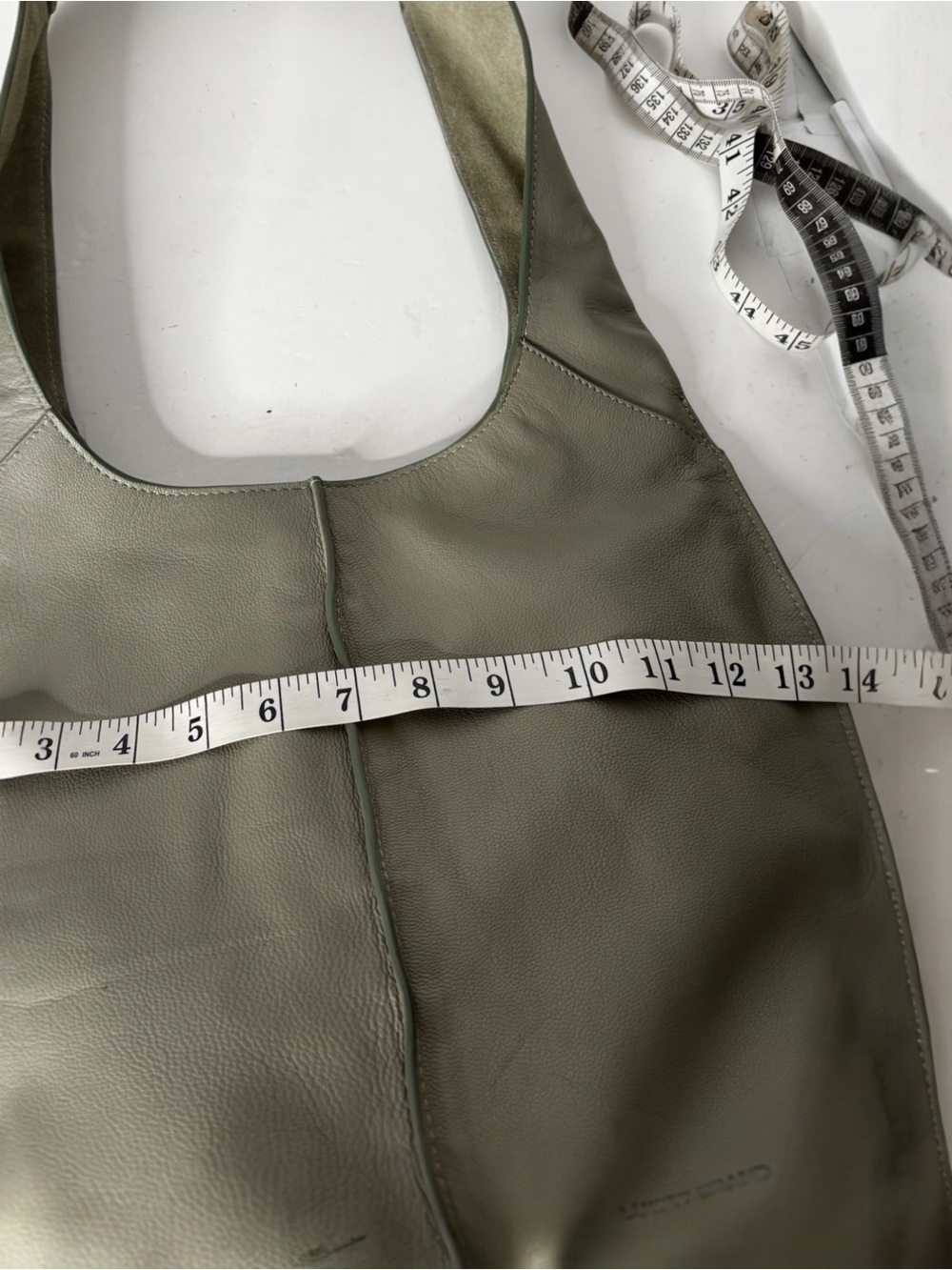 Lucky Brand Olive Green Leather Hobo Shoulder Bag - Picture 5 of 7